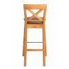 Java Cross Tall Oak Fully Assembled Kitchen Bar Stool - £30 OFF FLASH SALE - 8 Java Cross Tall Oak Fully Assembled Kitchen Bar Stool - £30 OFF FLASH SALE - 8