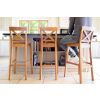 Java Cross Tall Fully Assembled Solid Oak Bar Stool - £20 OFF FLASH SALE - 3 Java Cross Tall Fully Assembled Solid Oak Bar Stool - £20 OFF FLASH SALE - 3
