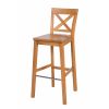 Java Cross Tall Fully Assembled Solid Oak Bar Stool - £20 OFF FLASH SALE - 5 Java Cross Tall Fully Assembled Solid Oak Bar Stool - £20 OFF FLASH SALE - 5
