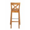 Java Cross Tall Fully Assembled Solid Oak Bar Stool - £20 OFF FLASH SALE - 8 Java Cross Tall Fully Assembled Solid Oak Bar Stool - £20 OFF FLASH SALE - 8