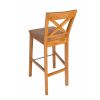 Java Cross Tall Fully Assembled Solid Oak Bar Stool - £20 OFF FLASH SALE - 9 Java Cross Tall Fully Assembled Solid Oak Bar Stool - £20 OFF FLASH SALE - 9