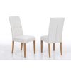 Kensington Beige Fabric Dining Chair Oak Legs - SUMMER SALE - 2 Kensington Beige Fabric Dining Chair Oak Legs - SUMMER SALE - 2