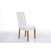 Kensington Beige Fabric Dining Chair Oak Legs - SUMMER SALE - 3 Kensington Beige Fabric Dining Chair Oak Legs - SUMMER SALE - 3