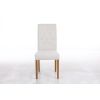 Kensington Beige Fabric Dining Chair Oak Legs - SUMMER SALE - 5 Kensington Beige Fabric Dining Chair Oak Legs - SUMMER SALE - 5