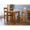 Country Oak 80cm Small Square Oak Dining Table - SUMMER SALE - 3