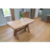 Country Oak 1.3 to 1.8m Cross Leg Oak Dining Table - £80 OFF SUMMER SALE - 16 Country Oak 1.3 to 1.8m Cross Leg Oak Dining Table - £80 OFF SUMMER SALE - 16