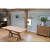 Country Oak 1.3 to 1.8m Cross Leg Oak Dining Table - £80 OFF SUMMER SALE - 12 Country Oak 1.3 to 1.8m Cross Leg Oak Dining Table - £80 OFF SUMMER SALE - 12