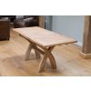 Country Oak 1.3 to 1.8m Cross Leg Oak Dining Table - £80 OFF SUMMER SALE - 11 Country Oak 1.3 to 1.8m Cross Leg Oak Dining Table - £80 OFF SUMMER SALE - 11