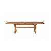 Country Oak 2.8m X Leg Double Extending Large Table Oval Corners - £300 OFF FLASH SALE - 10 Country Oak 2.8m X Leg Double Extending Large Table Oval Corners - £300 OFF FLASH SALE - 10
