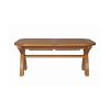 Country Oak 2.8m X Leg Double Extending Large Table Oval Corners - £300 OFF FLASH SALE - 11 Country Oak 2.8m X Leg Double Extending Large Table Oval Corners - £300 OFF FLASH SALE - 11