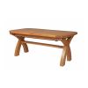 Country Oak 2.8m X Leg Double Extending Large Table Oval Corners - £300 OFF FLASH SALE - 12 Country Oak 2.8m X Leg Double Extending Large Table Oval Corners - £300 OFF FLASH SALE - 12