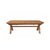 Country Oak 3.4m Large Double Extending Dining Table X Leg Oval Corners - £300 OFF SUMMER SALE - 13 Country Oak 3.4m Large Double Extending Dining Table X Leg Oval Corners - £300 OFF SUMMER SALE - 13