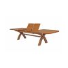 Country Oak 3.4m Large Double Extending Dining Table X Leg Oval Corners - £300 OFF SUMMER SALE - 6 Country Oak 3.4m Large Double Extending Dining Table X Leg Oval Corners - £300 OFF SUMMER SALE - 6