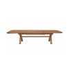 Country Oak 3.4m Large Double Extending Dining Table X Leg Oval Corners - £300 OFF SUMMER SALE - 8 Country Oak 3.4m Large Double Extending Dining Table X Leg Oval Corners - £300 OFF SUMMER SALE - 8