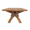 Country Oak 3.4m Large Double Extending Dining Table X Leg Oval Corners - £300 OFF SUMMER SALE - 10 Country Oak 3.4m Large Double Extending Dining Table X Leg Oval Corners - £300 OFF SUMMER SALE - 10