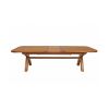 Country Oak 3.4m Large Double Extending Dining Table X Leg Oval Corners - £300 OFF SUMMER SALE - 9 Country Oak 3.4m Large Double Extending Dining Table X Leg Oval Corners - £300 OFF SUMMER SALE - 9