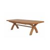 Country Oak 3.4m Large Double Extending Dining Table X Leg Oval Corners - £300 OFF SUMMER SALE - 11 Country Oak 3.4m Large Double Extending Dining Table X Leg Oval Corners - £300 OFF SUMMER SALE - 11