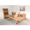 Country Oak 3.4m Large Double Extending Dining Table X Leg Oval Corners - £300 OFF SUMMER SALE - 19 Country Oak 3.4m Large Double Extending Dining Table X Leg Oval Corners - £300 OFF SUMMER SALE - 19