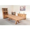 Country Oak 3.4m Large Double Extending Dining Table X Leg Oval Corners - £300 OFF SUMMER SALE - 16 Country Oak 3.4m Large Double Extending Dining Table X Leg Oval Corners - £300 OFF SUMMER SALE - 16