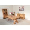 Country Oak 3.4m Large Double Extending Dining Table X Leg Oval Corners - £300 OFF SUMMER SALE - 21 Country Oak 3.4m Large Double Extending Dining Table X Leg Oval Corners - £300 OFF SUMMER SALE - 21