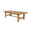 Chateaux 3.4m Large Solid Oak Extending Dining Table - £300 OFF SUMMER SALE - 5