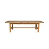 Chateaux 3.4m Large Solid Oak Extending Dining Table - £300 OFF SUMMER SALE - 9