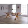 Monastery 3.0m Large Solid Oak Extending Dining Table - £300 OFF SUMMER SALE - 2