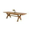 Monastery 3.0m Large Solid Oak Extending Dining Table - £300 OFF SUMMER SALE - 4