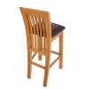 Westfield Oak Kitchen Stool with Brown Leather Seat Pad - £50 OFF FLASH SALE - 8 Westfield Oak Kitchen Stool with Brown Leather Seat Pad - £50 OFF FLASH SALE - 8