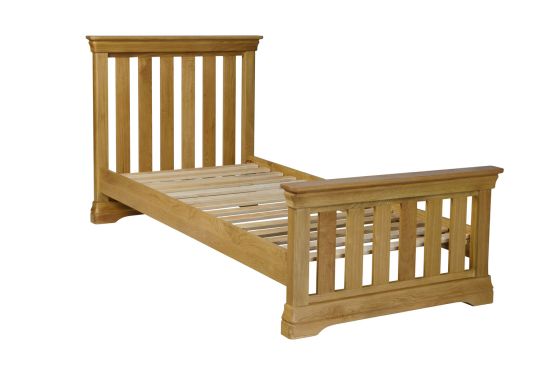 Farmhouse Country Oak 3 Foot Single Bed Slatted Design - 10% OFF SUMMER SALE