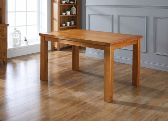 Country Oak 140cm 6 Seater Dining Table / Home Office Desk - £50 OFF SUMMER SALE
