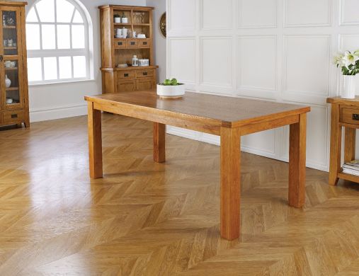Country Oak 180cm Dining Table - SUMMER SALE