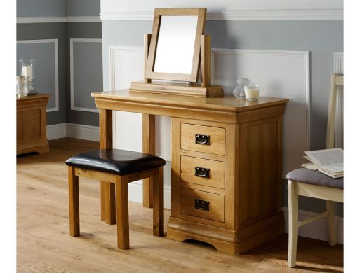 Farmhouse Country Oak Dressing Table / Desk - 10% OFF SUMMER SALE